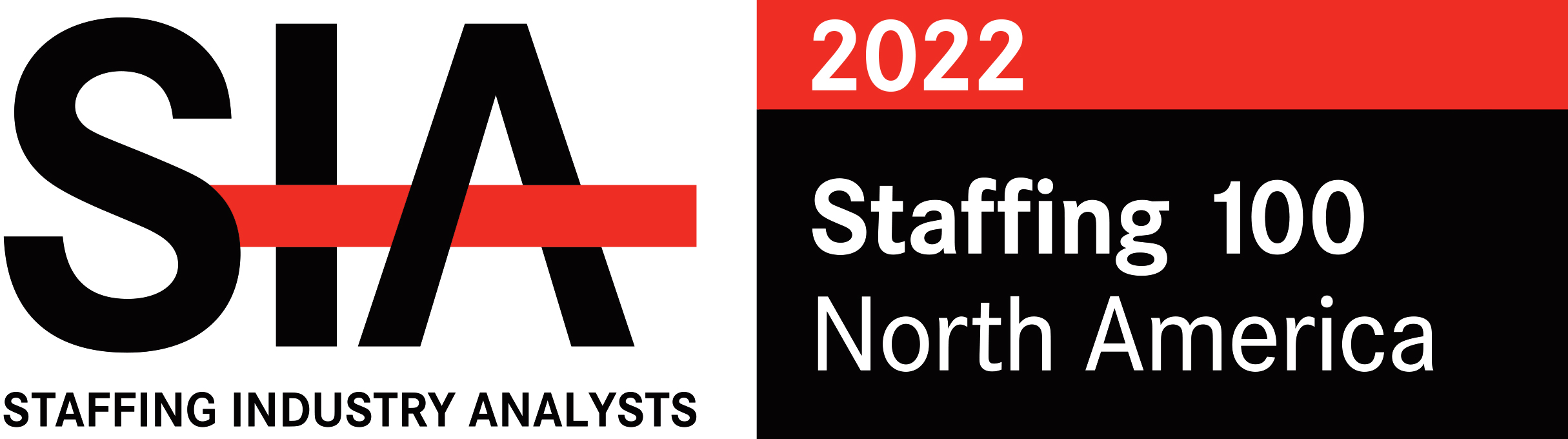 SIA Staffing Industry Analysts 2022 Staffing 100 North America